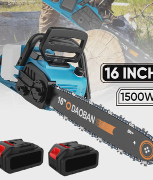 16-Inch Accu Kettingzaag - Borstelloze Krachtpatser voor Snoeien & Houtbewerking