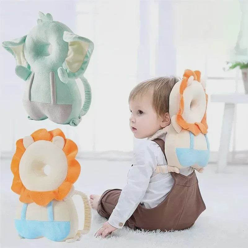 Baby Hoofdbeschermer Rugzak - Veilig Leren Lopen met Schattig Dieren Design
