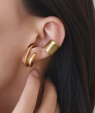 Trendy C-vormige Oorclip Oorbellen - Stijlvolle Earcuff voor Dagelijks Gebruik