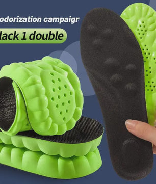4D Super Zachte Sportzooltjes - Schokabsorberend & Arch Support
