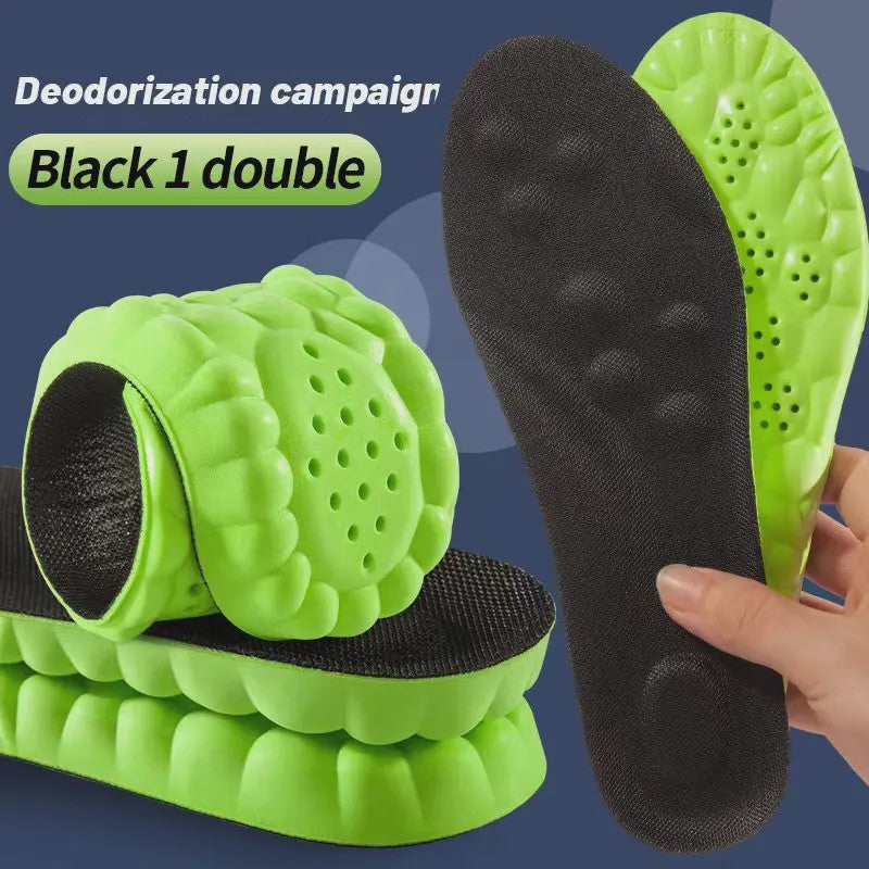 4D Super Zachte Sportzooltjes - Schokabsorberend & Arch Support