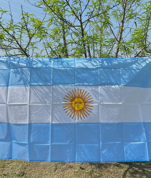Argentijnse Vlag 90x150cm - Duurzaam Polyester met Zon van Mei