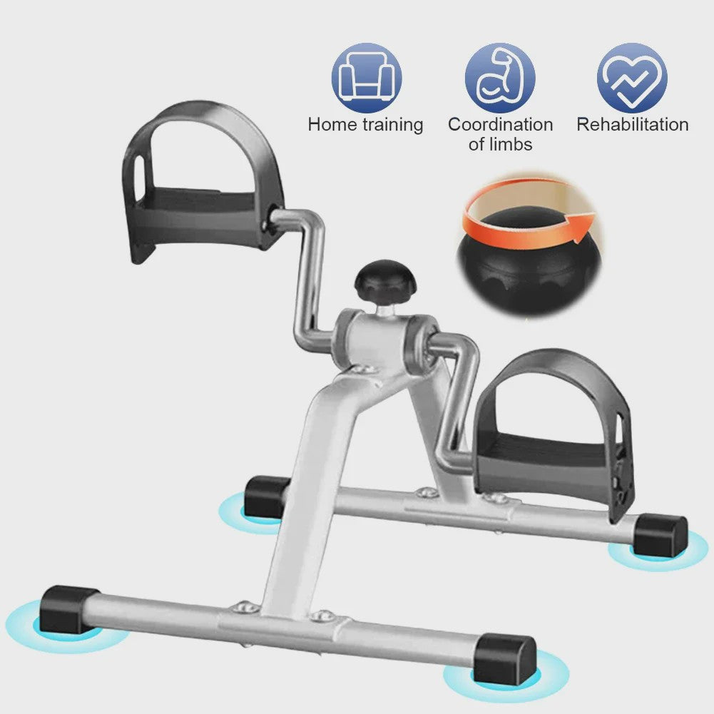 Mini Fiets Hometrainer Onder Bureau - Opvouwbaar met Instelbare Weerstand