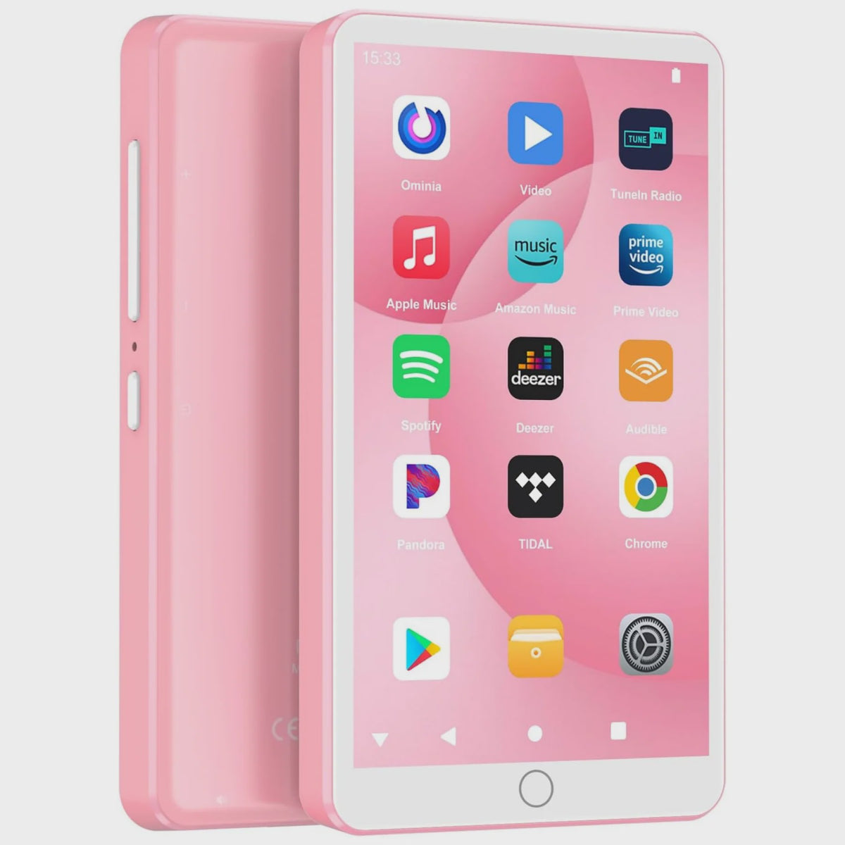 Android 13 MP3 Speler 144GB met WiFi, Bluetooth, Speakers & Spotify