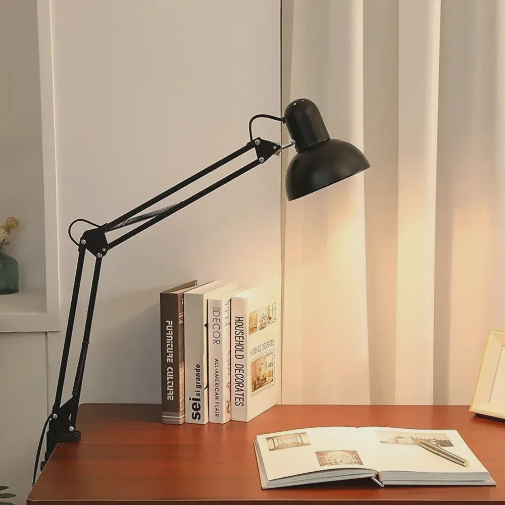 Flexibele LED Bureau Lamp Metaal - Verstelbaar en Opvouwbaar - Ideaal voor Thuiswerk en Lezen