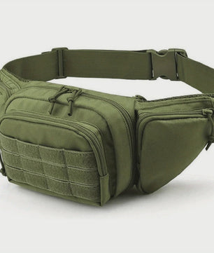 Tactische Heuptas voor Mannen - Multifunctionele Sling Bag voor Sport, Outdoor & Motorrijden