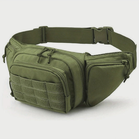 Tactische Heuptas voor Mannen - Multifunctionele Sling Bag voor Sport, Outdoor & Motorrijden