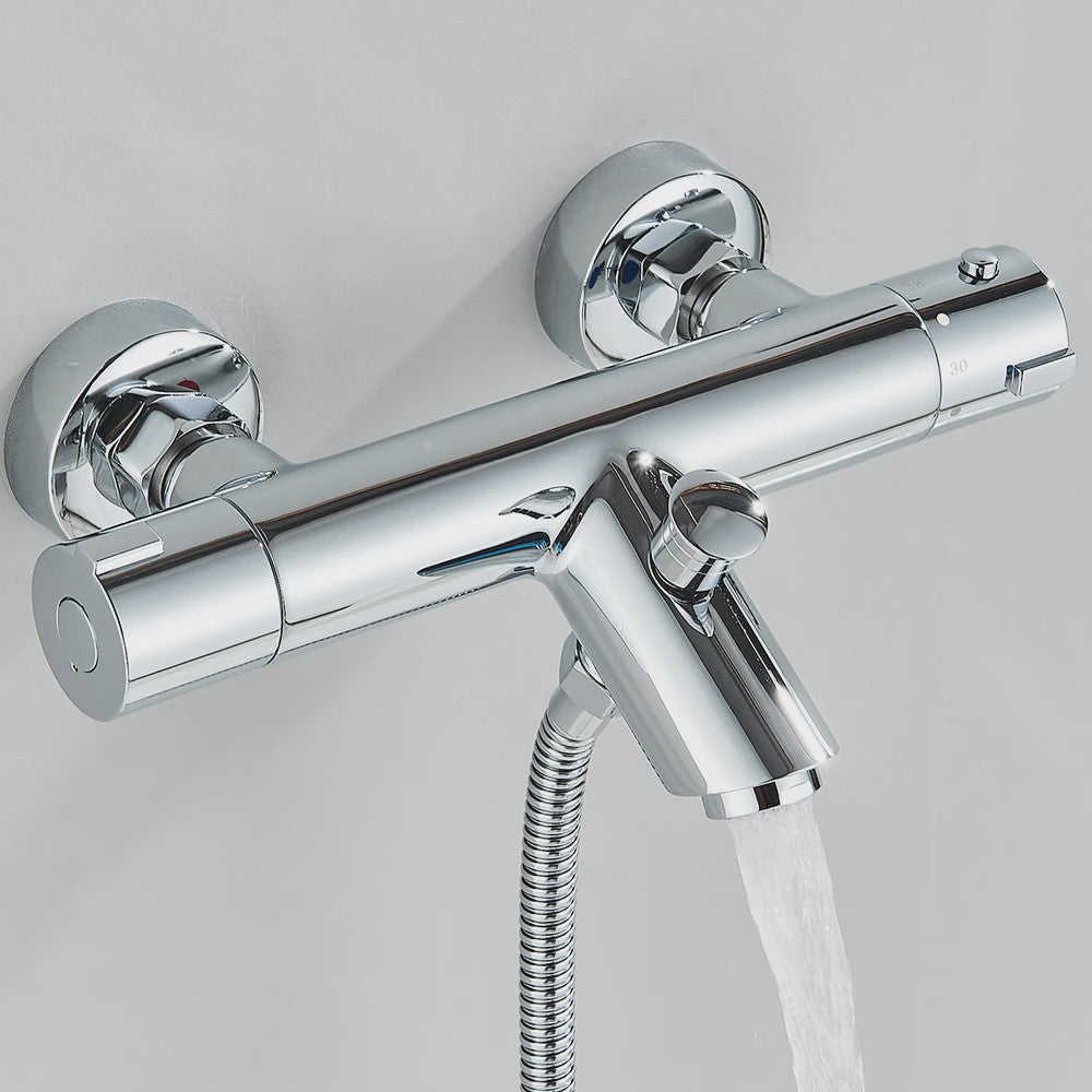 Thermostatische Douchekraan Set - Luxe Thermostaatkraan voor Badkamer en Douche