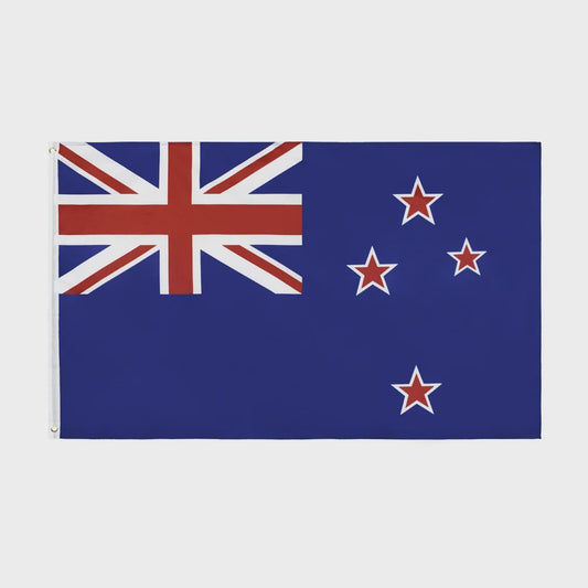 Nieuw-Zeeland Vlag 90x150cm - Hoogwaardige Kwaliteit met Ophangringen