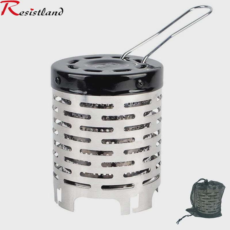 Draagbare RVS Mini Gas Heater Cover voor Camping en Outdoor