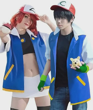 Ash Ketchum Cosplay Set - Pokémon Trainer Kostuum voor Volwassenen & Kinderen
