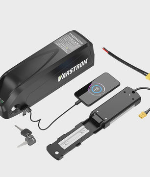 Varstrom E-bike Batterij 36V/48V/52V - Krachtige Lithium Accu met 40A BMS & Lange Levensduur