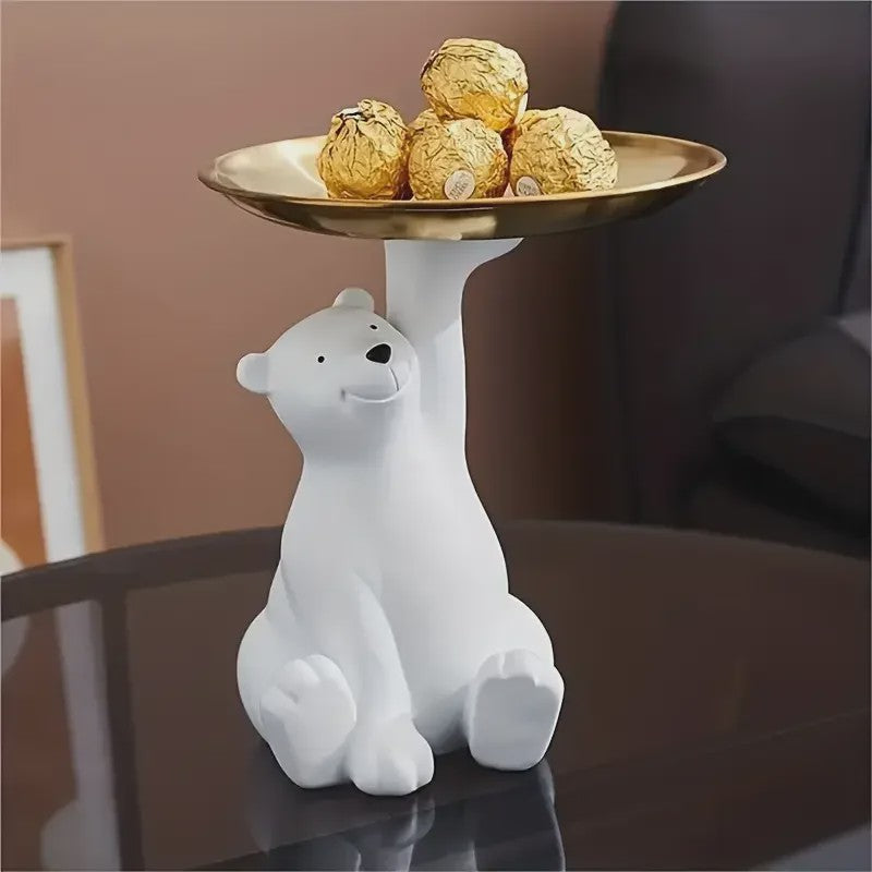 Creatieve Beren Opbergbakje met Plateau - Decoratie & Cadeau
