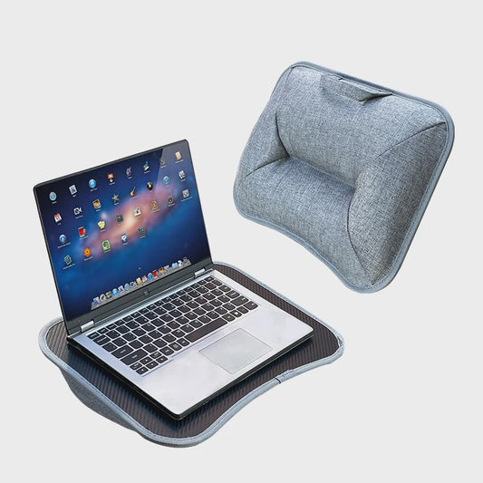 Multifunctioneel Laptop Bureau met Kussen en Schuimdeeltjes - Comfortabel Werken