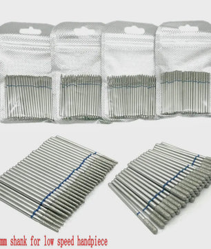 50 Stuks Diamant Freesjes Set - 2.35mm Schacht voor Nagel- en Tandheelkundig Gebruik