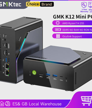 GMKtec K12 Mini PC: Krachtige AMD Ryzen 7 8745HS, Oculink, WiFi 6E