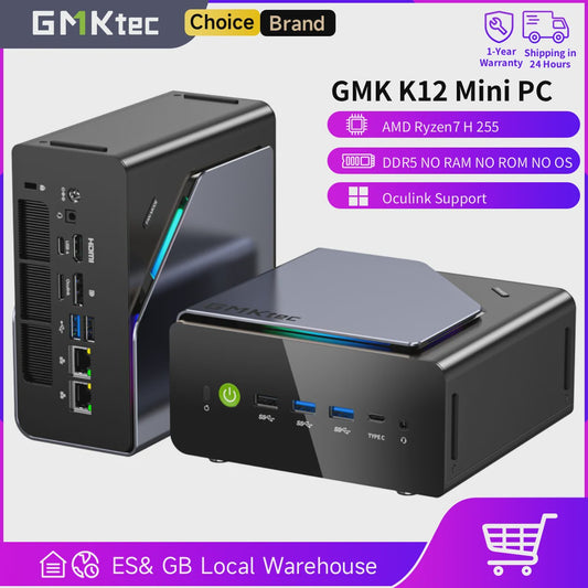 GMKtec K12 Mini PC: Krachtige AMD Ryzen 7 8745HS, Oculink, WiFi 6E