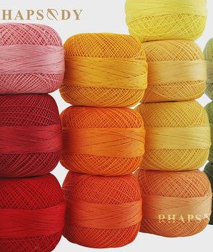 Rhapsody Garen Maat 80 - 100% Egyptisch Katoen voor Haken, Breien & Macramé - 31 Kleuren
