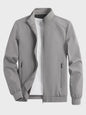 Heren Casual Bomberjack Lente/Herfst - Dunne, Effen Kleur Jas met Opstaande Kraag