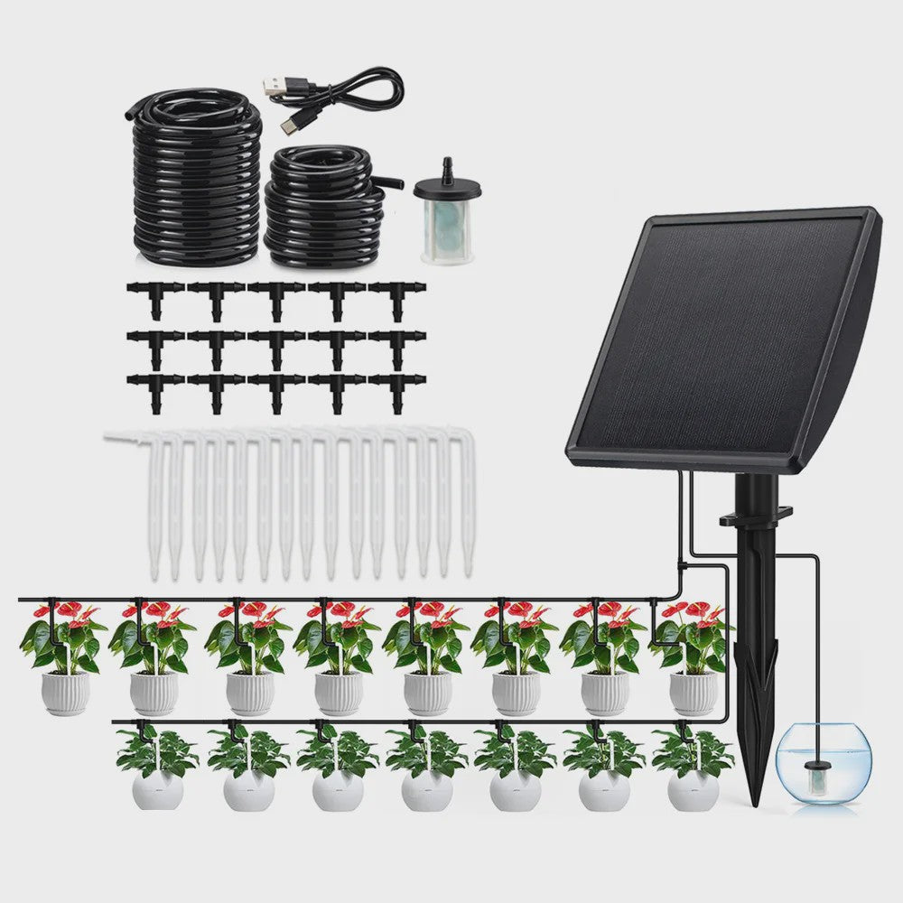 Automatisch Zonnepaneel Druppelsysteem voor Tuin & Potplanten