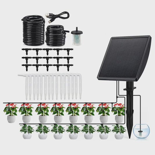 Automatisch Zonnepaneel Druppelsysteem voor Tuin & Potplanten
