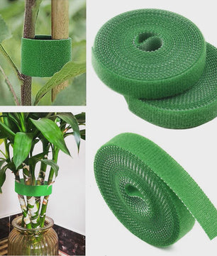 3 Rollen Groene Plantentape - Flexibele Nylon Plantenband voor Tuinondersteuning
