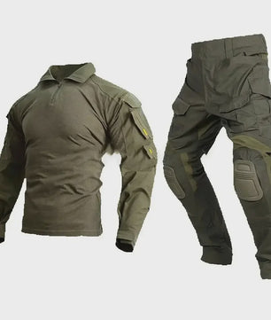 Tactisch Uniform Set: G3 Combat Shirt & Cargo Broek met Kniebeschermers - Heren
