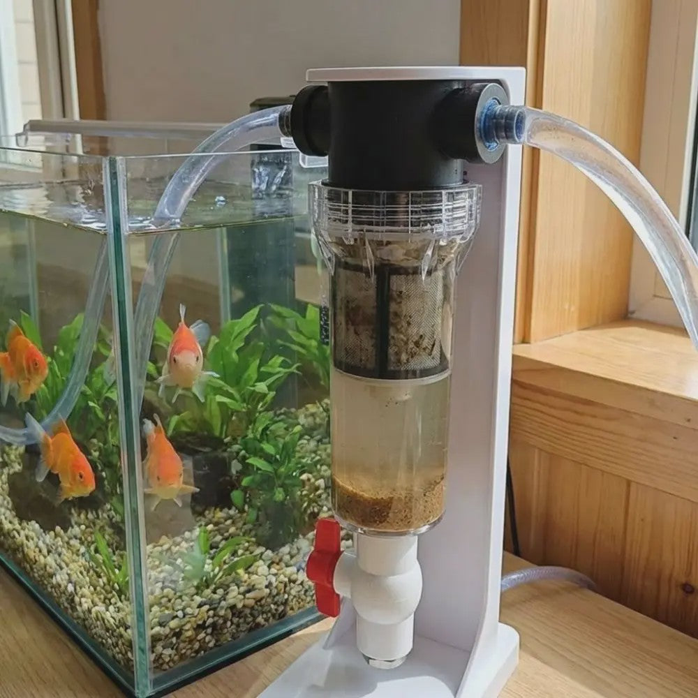 Precisie Aquarium Filter voor Afscheiding Visafval - Efficiënte Reiniging
