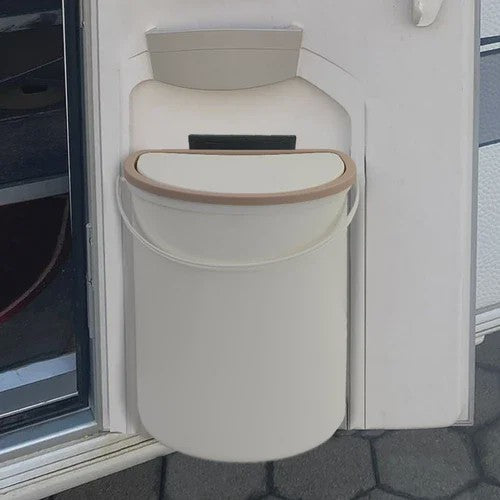 10L Afvalbak met Deksel voor Caravan, Camper & Motorhome - Geurafsluitend & Draagbaar
