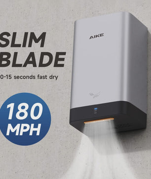 AIKE Automatische Handdroger - Snel & Efficiënt 900W Wandmodel