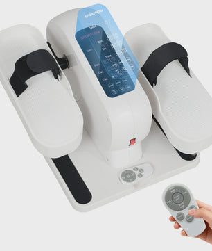 SPORTNOW Mini Hometrainer met LCD, Afstandsbediening en 12 Snelheden - Draagbaar & Stil