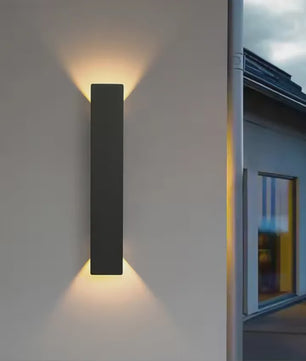 Moderne LED Buiten Wandlamp - Waterdicht IP65 Aluminium - Zwart/Wit - Up & Down Light