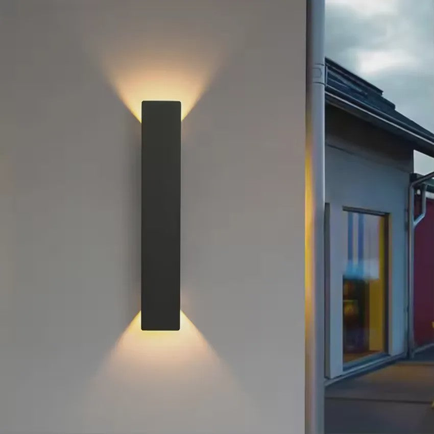 Moderne LED Buiten Wandlamp - Waterdicht IP65 Aluminium - Zwart/Wit - Up & Down Light