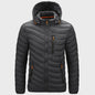 Luxe Heren Lichtgewicht Puffer Jas met Capuchon - Warm & Stijlvol voor Outdoor en Casual Gebruik