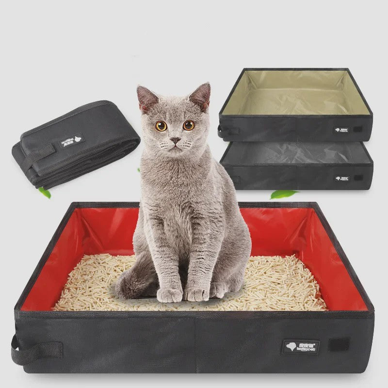Draagbare Opvouwbare Reismand Kattenbak Hondentoilet Waterdicht Outdoor