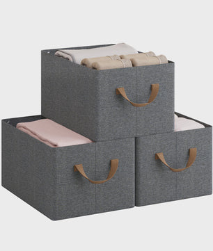 Opvouwbare Stoffen Opbergboxen (3/5/6 Stuks) - Organizer voor Kleding, Speelgoed & Kast