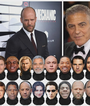 Grappige 3D Gezichtsmuts - Realistische Celebrity Maskers voor Feestjes & Cosplay