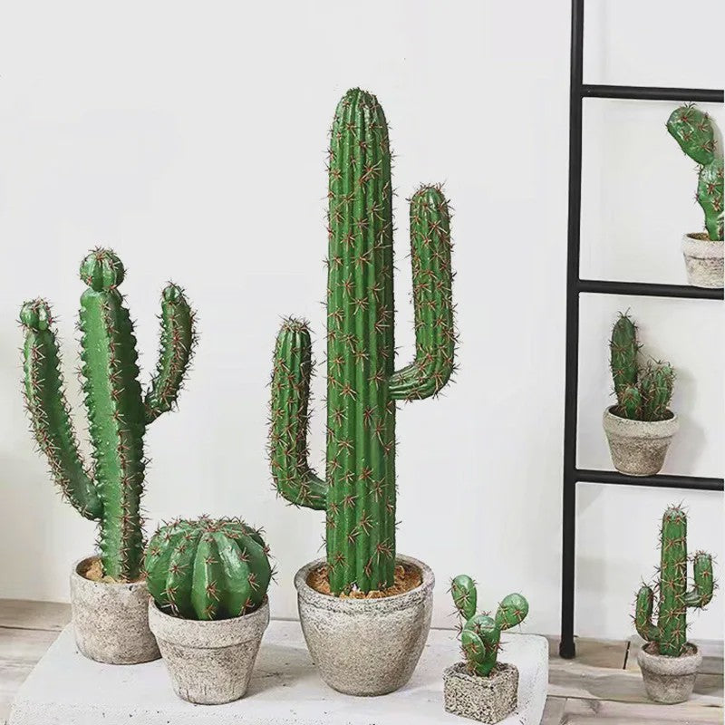 Kunstcactus Plant 38-43CM - Decoratieve Nep Succulent voor Huis, Hotel & Tuin