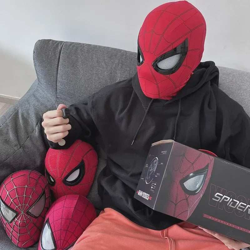 Miles Morales Spider-Man Masker met Bewegende Ogen - 1:1 Schaal Cosplay & Cadeau