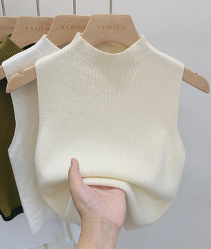 Gebreide Tanktop Dames - Mouwloos Vest Trui voor Lente & Zomer