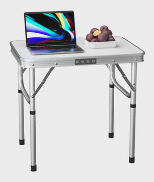Compacte Aluminium Campingtafel - Opvouwbaar, Verstelbaar & Draagbaar