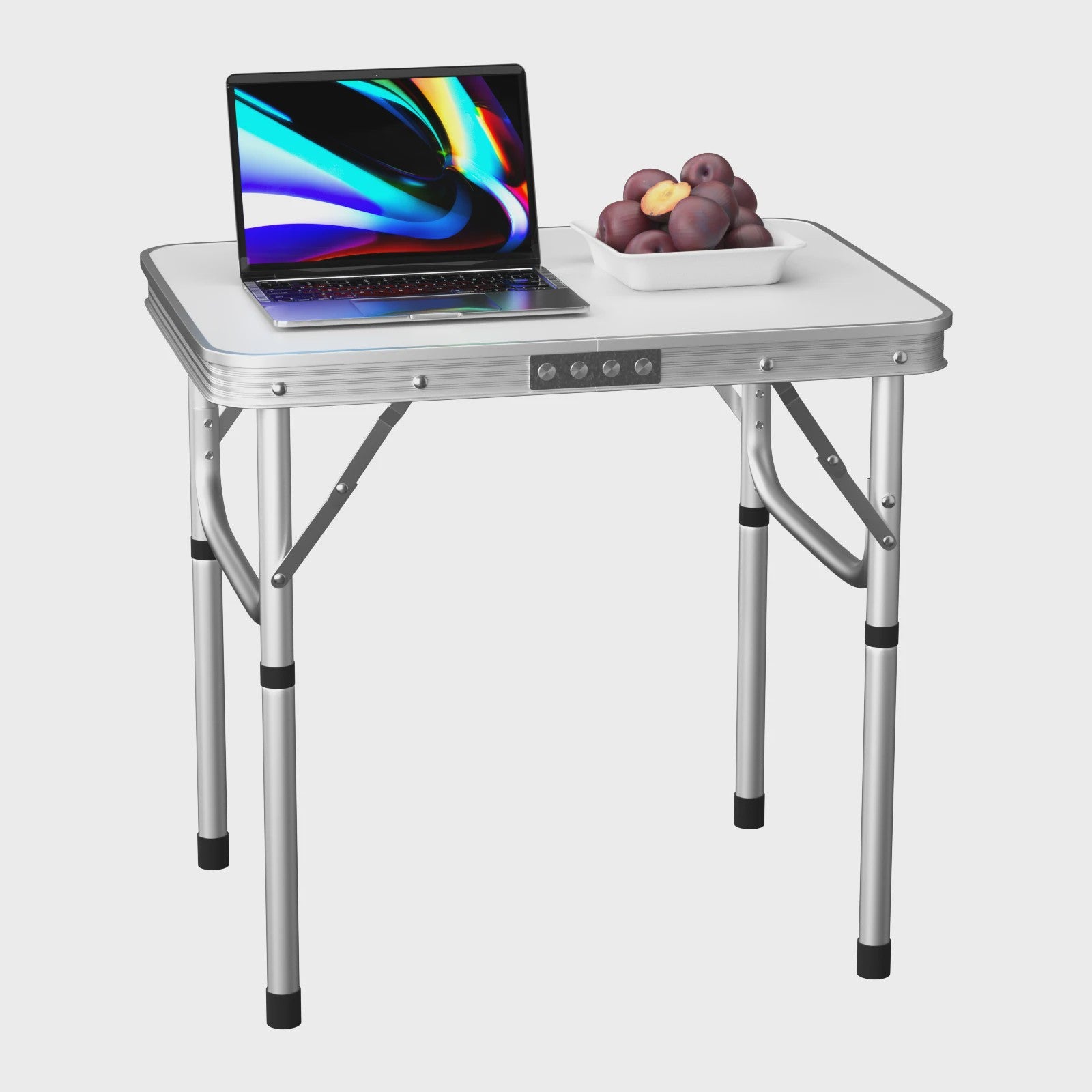Compacte Aluminium Campingtafel - Opvouwbaar, Verstelbaar & Draagbaar
