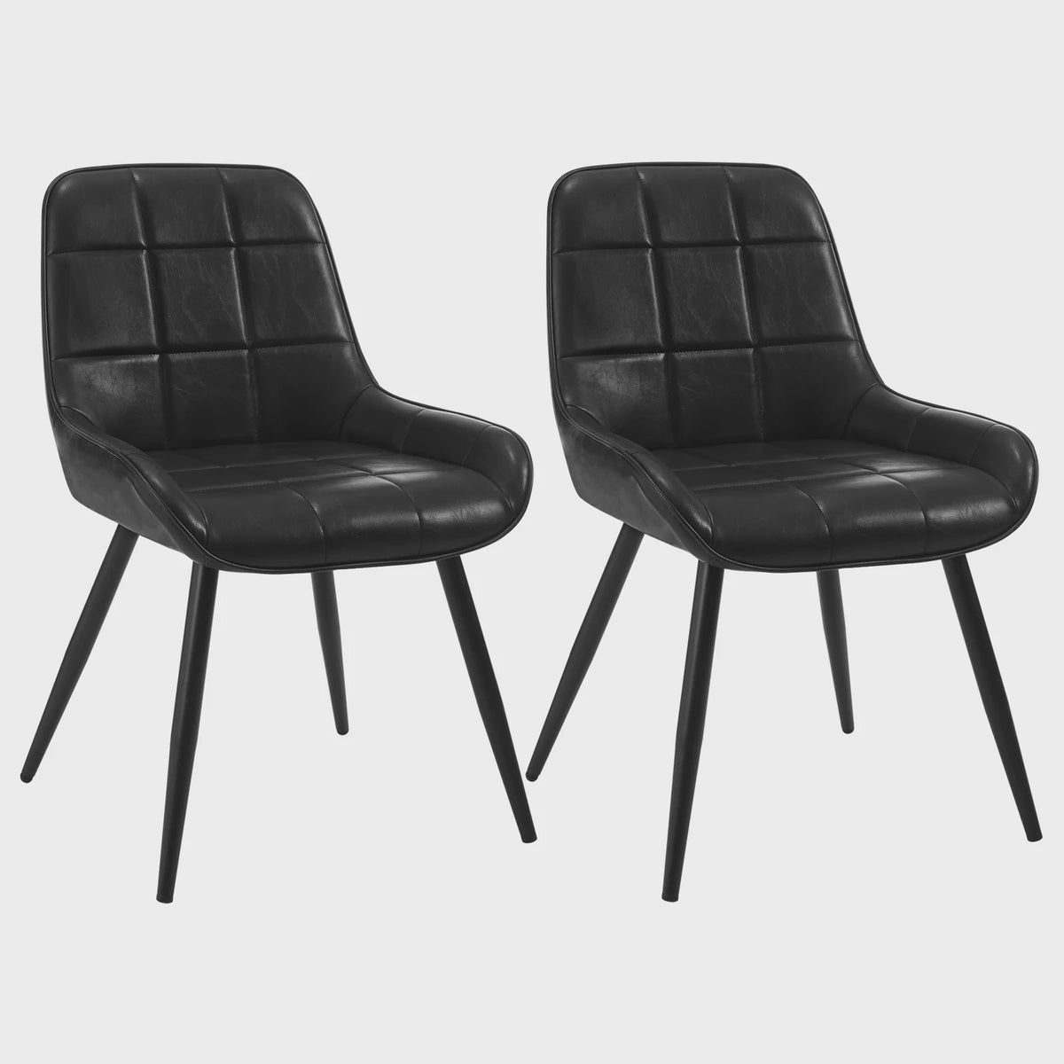 Set van 2 Ergonomische Velvet Eetkamerstoelen - Scandinavisch Design