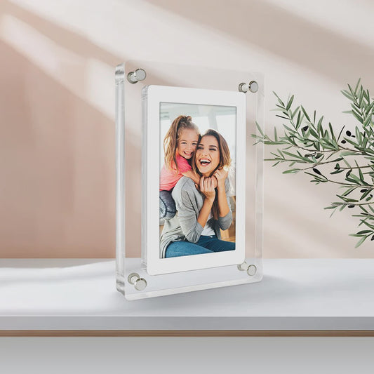 Digitale Fotolijst 5 & 7 Inch - Acryl, IPS Scherm, 4GB Geheugen, Oplaadbaar