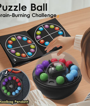 Draaiende Puzzelbal - Interactief Denkspel voor Logica en Ruimtelijk Inzicht