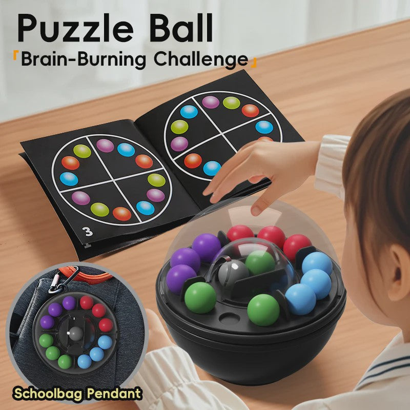 Draaiende Puzzelbal - Interactief Denkspel voor Logica en Ruimtelijk Inzicht