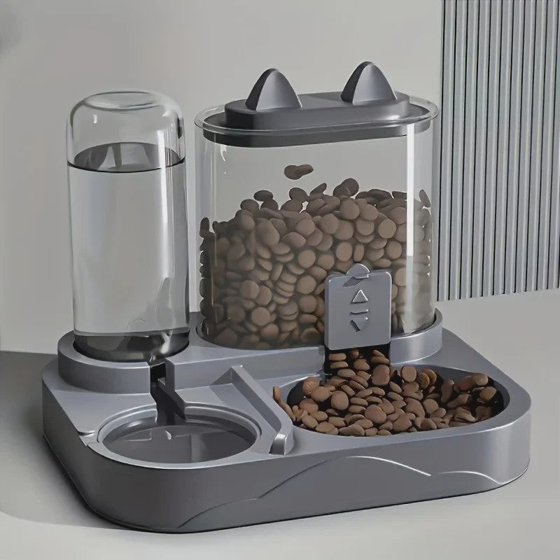 Automatische 2-in-1 Kattenvoerbak en Waterdispenser - Grote Capaciteit