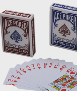 Speelkaarten Set Rood & Blauw - Standaard Poker Deck, Soepel en Duurzaam voor Feestjes en Spelletjes