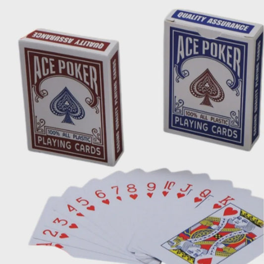 Speelkaarten Set Rood & Blauw - Standaard Poker Deck, Soepel en Duurzaam voor Feestjes en Spelletjes