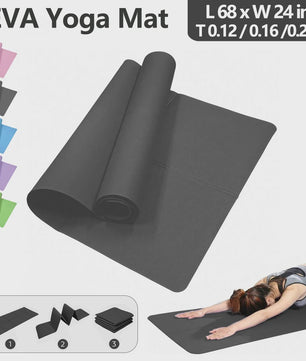Opvouwbare Yogamat Eco-Friendly EVA - 3mm/4mm/6mm Dikte - Draagbaar & Waterdicht
